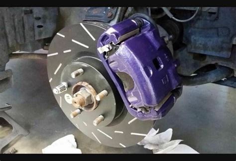 Buy Plum Purple Coating Caliper Brake Rotor Drum Engine Blocks High ...