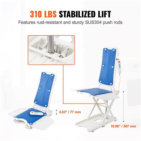 VEVOR Electric Chair Lift, Devices to Lift Elderly off Floor for ...