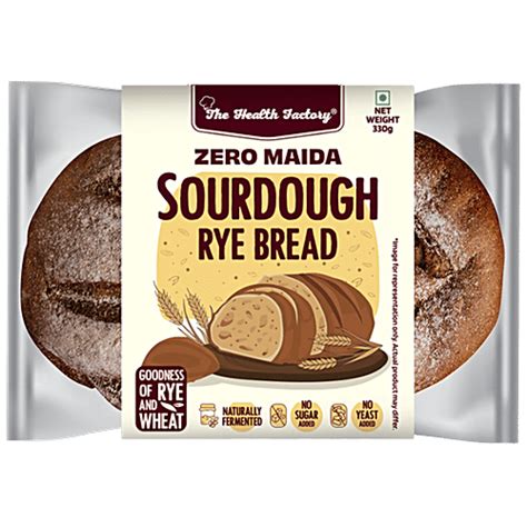 Buy The Health Factory Zero Maida Sourdough Rye Bread Online at Best ...