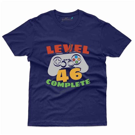 46 Level Complete 2 T-Shirt - 46th Birthday Collection | Gubbacci