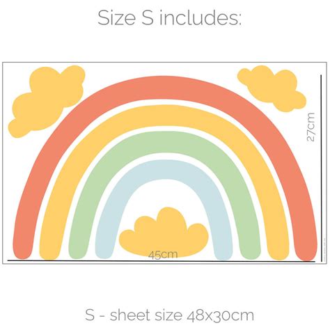 Wish on a Rainbow Personalised Wall Stickers – My Kids Wall