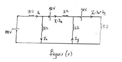 5) Find the currents in all the resistores network shown in the figure ...