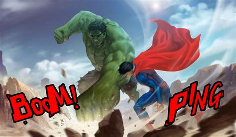 ArtStation - 绿巨人VS超人