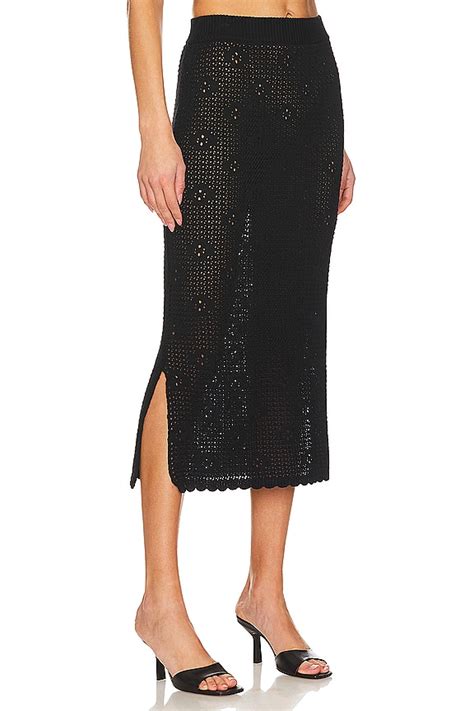 Callahan X Revolve Camila Midi Skirt in Black | REVOLVE