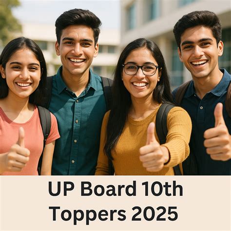 UP Board 10th Topper List 2025: Check names, cash award, districts ...