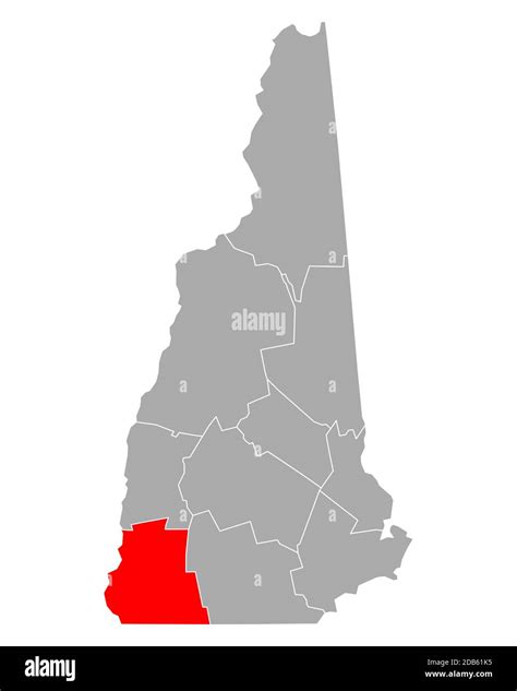 Cheshire county map hi-res stock photography and images - Alamy