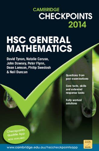 Cambridge Checkpoints HSC General Mathematics 2014-16 : Tynan, David ...