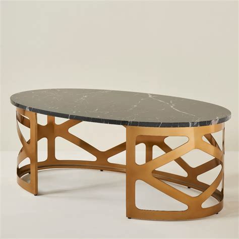 BUY RENOVATION FACTORY | THEBES COFFEE TABLE BLACK CHAMPAGNE ...