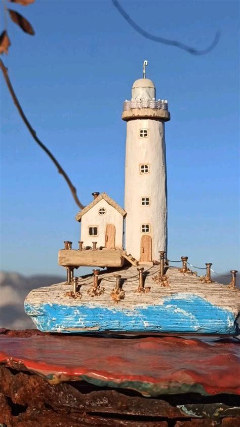 Маячок из плавника морского дерева. Декор для дома. Дрифтвуд-арт ...