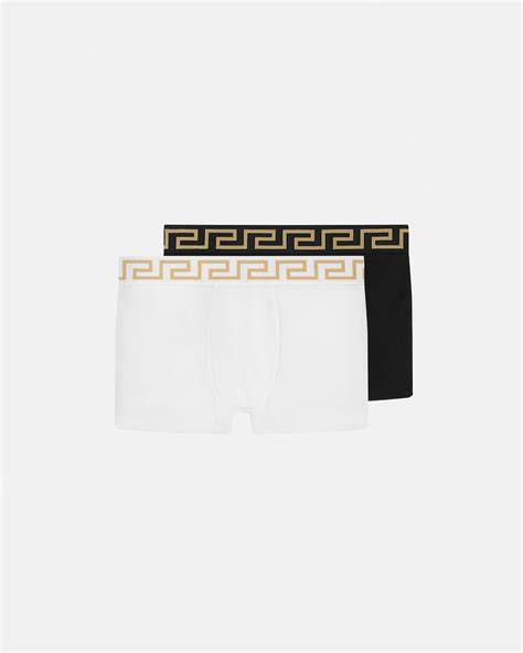 Kids Jacquard Cotton-Jersey Trunks 2-Pack | VERSACE IN