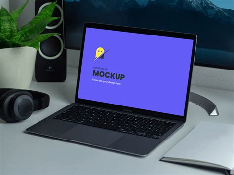 MacBook Air PSD Mockup - graphberry.com