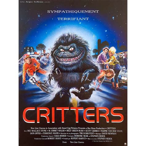 CRITTERS Movie Poster 15x21 in.
