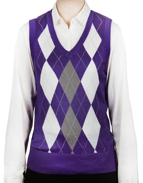 Blue Ocean Womens Argyle Sweater Vest (lsv-159) - Walmart.com