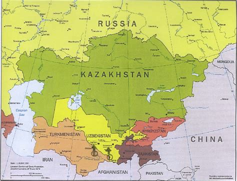 Middle Asia Map 的图像结果