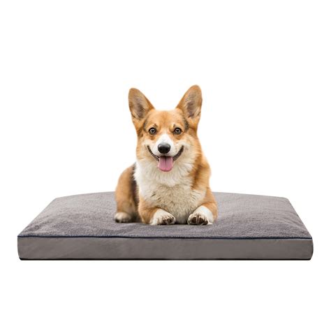 Subrtex Shredded Foam Soft Dog Bed, with Removable Washable Cover Anti ...