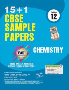 CBSE Chemistry 15 + 1 Sample Papers for Class 12 - Based on Easy ...