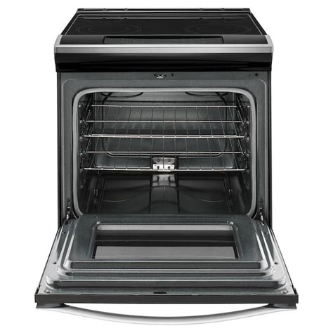 Whirlpool 30-in Glass Top 4 Burners 4.8-cu ft Self-Cleaning Slide-in ...
