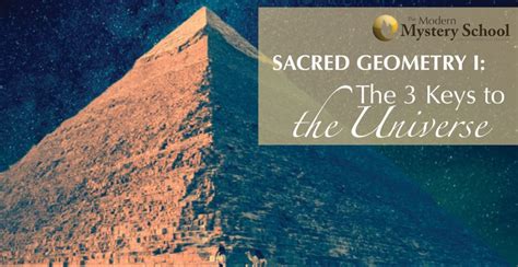 Sacred Geometry 1 - by Modern Mystery School, tradition of King Salomon ...