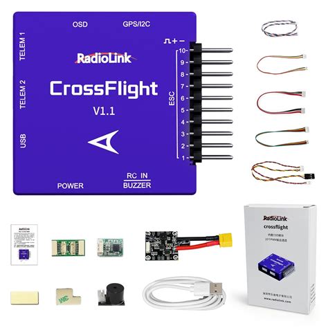 Radiolink CrossFlight Flight Controller mini Size, 10 PWM Output OSD ...