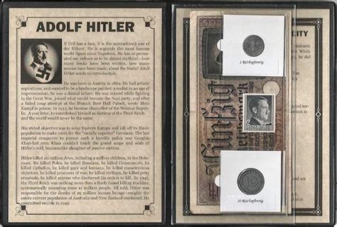 Buy Hitler Third Reich Set of 3 Coins & 2 Notes From WWII ,Album,Story ...