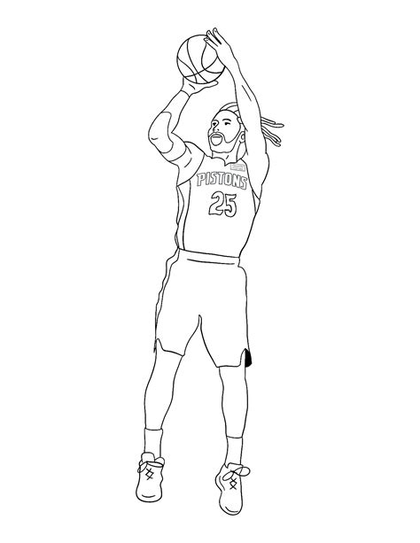 Nba Basketball Coloring Pages