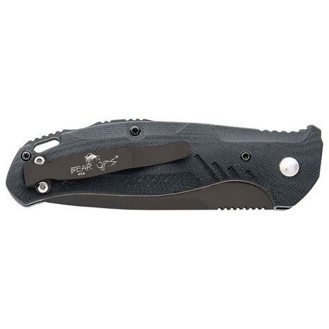 Bear and Son Cutlery Bold Action XI 3.25 inch Automatic Knife - Black ...