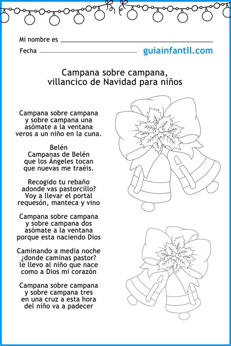 Villancicos con letra para animar la Navidad de los niños