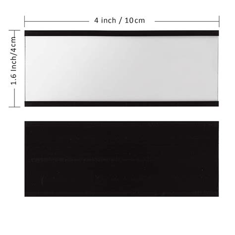 40Pack Magnetic C Channel Label Holders for Metal Racks and Shelves ...