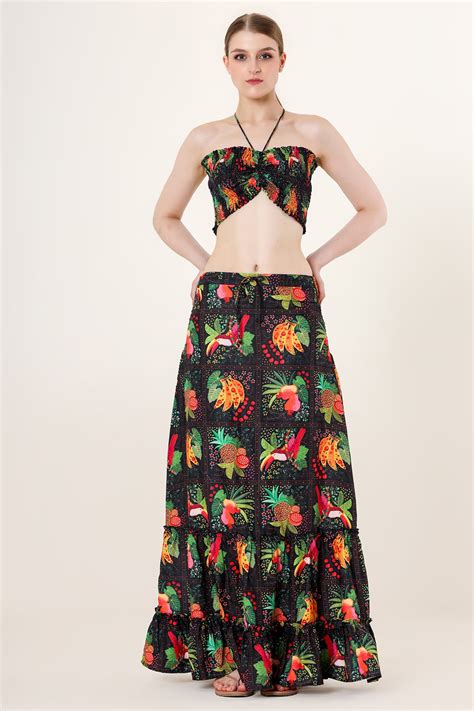 Designer Long Skirt For Women | Cotton Maxi Skirt | Floor Length Skirt ...
