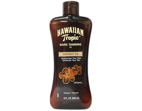 Hawaiian Tropic Dark Tanning Oil Oz, Made With Coconut Oil,