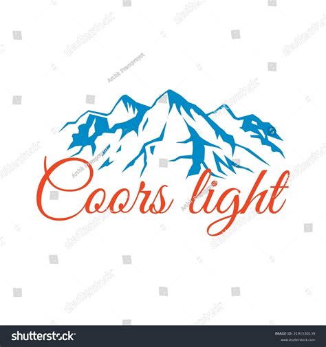 Coors Light Mountain Logo The Mountain Are Blue Coors Light Pardon My
