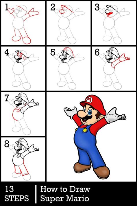 Image result for Mario Drawing Tutorial
