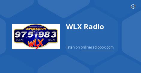 WLX Radio Listen Live - 97.5-98.3 MHz FM, Lawrenceburg, United States ...