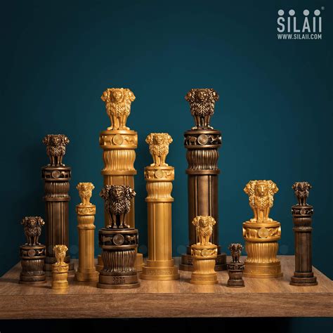 Ashoka Pillar Sculpture | National Emblem | SILAII