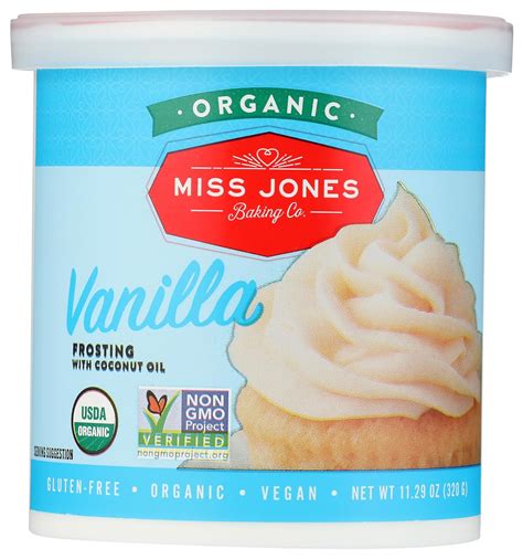 Amazon.com: Miss Jones Baking Organic Buttercream Frosting, Perfect for ...