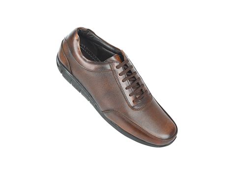 Men’s Leather Casual Shoe | Stylish Tan Finish & Lightweight Everyday ...