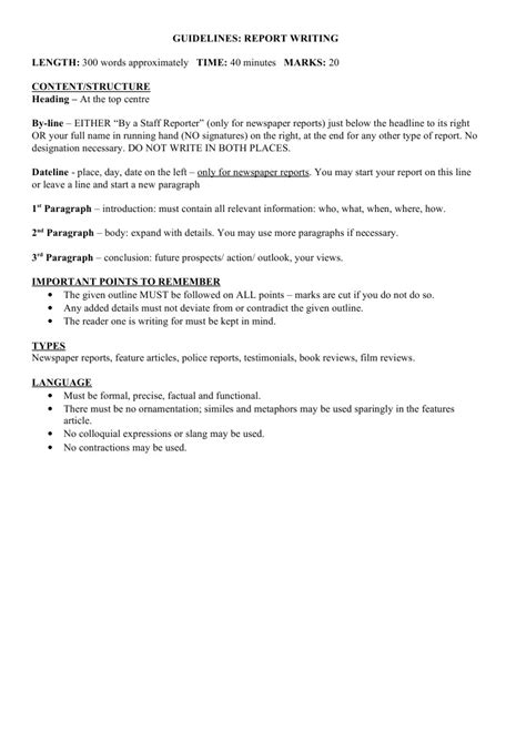 Image result for Report Writing ISC Class 11