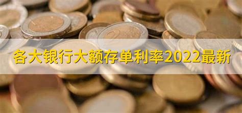 各大银行大额存单利率2022最新 - 财梯网