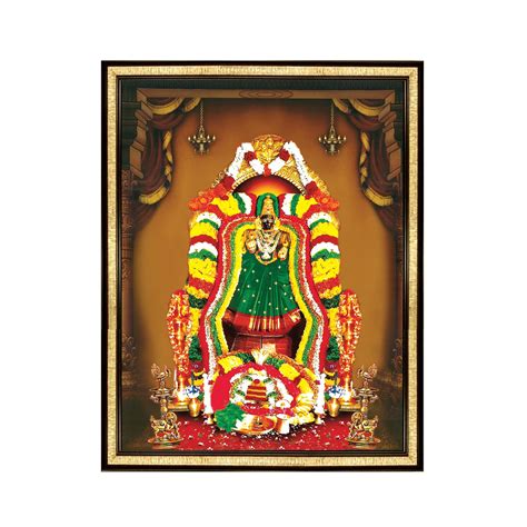 Buy Om Shakthi Amman Devi Photo Frame, Goddess Picture Frame Delivered ...