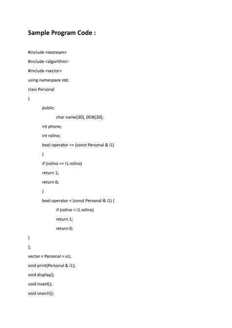Oops assignment 6 - enjoy - Sample Program Code : #include #include # ...