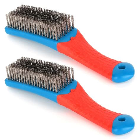 2 Pack Wire Brushes for Cleaning-Heavy Duty Stainless Steel Wire ...