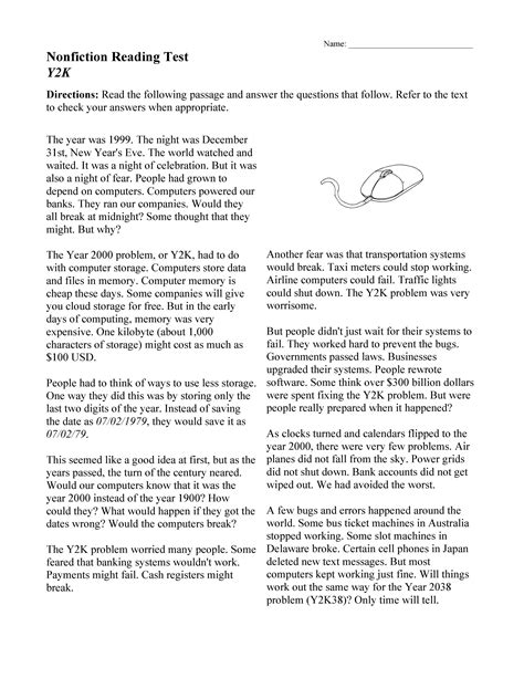 Reading Comprehension Worksheets 的图像结果