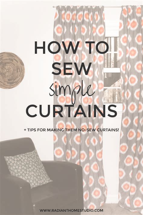 Sewing Curtains Tutorials 的图像结果