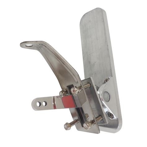 Billet Floor Mount Gas Pedal Assembly - Polished - Racing Power Company