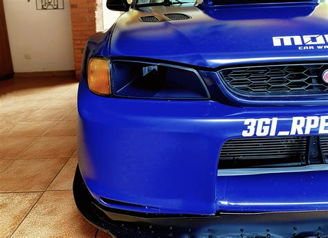🚗 Subaru Impreza GC8 V5 V6 Front Headlight Intake Big Openning・3D Print with the Creality k2 ...