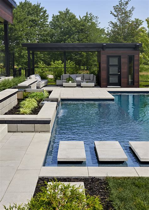 Pool Designs | Modern patio, Backyard design, Backyard pool