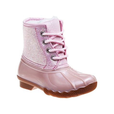 Josmo Toddler Duck Boots, Pinkglitter, 9 - Walmart.com