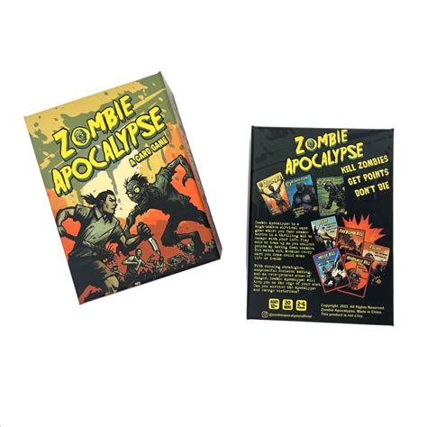 Snapklik.com : Zombie Apocalypse, A Card Game: high-Stakes Survival ...