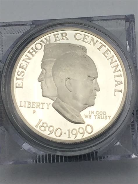 1990 Eisenhower Centennial Silver Dollar | Property Room