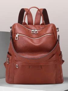 WomenBuzz Purse for Women Convertible 25L Travel Vintage PU Leather ...